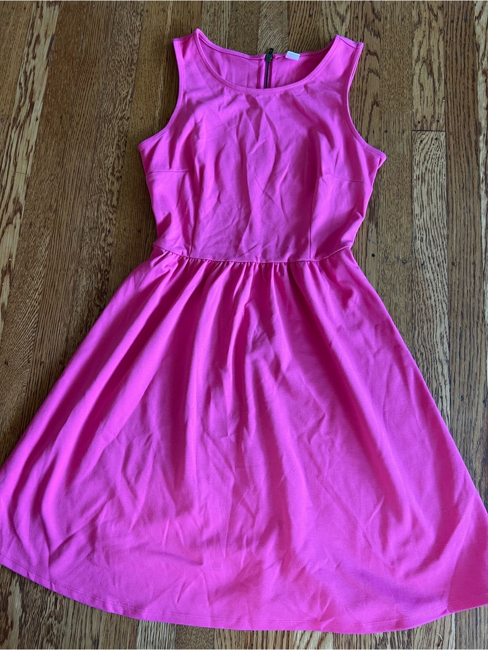 Old Navy Hot Pink Sleeveless Fit & Flare Dress